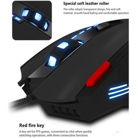 Resim Novahub Zelotes T-60 3200dpi 7 Tuşlu Led Oyuncu Faresi - Usb Kablosuz - Pc/laptop İçin Optik Led Fares 001 