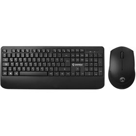 Resim Everest KM-6176 OFFICAL Kablosuz Siyah Combo Q Multimedia Klavye ve Mouse Set 