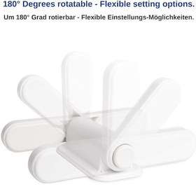 Resim Kapı Kolu 2 Parça, Beyaz, Devrilme Önleyici Kapı Kilidi, Kapı, Zqkla 