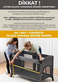 Resim Bamboo Park Yatak, Bebek Yatağı, Beşik Yatağı, Anne Yanı, Oyun Parkı Yatağı - 70x130 