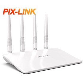 Resim J-TECH Pix-link Lv-wr21q New Arrival 300mbps 4anten Home High Gain Wi-fi Router,access Point,repeater 