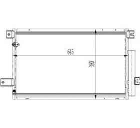 Resim Klima Kondenseri Avensis 2.0d4d 2003 Oto.-mek. 8845005170 