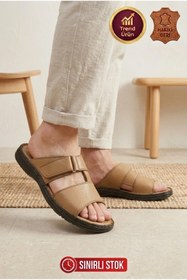 Resim Registan Shoes HAKİKİ KALİTELİ DERİ- TOMMY VERCCETTI TERLİK - SANDALET - PARMAK ARASI- MASAJ TABAN 