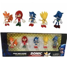 Resim 5 'li Mini Figürler Seti Sonic 