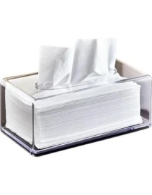 Resim Peçete Organizeri Şeffaf Peçetelik Peçete Düzenleyicimendil Peçete Kutusu Koyucu Mendil Kabı (1) 