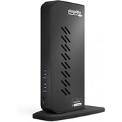 Resim Plugable DisplayPort ve HDMI özellikli takılabilir USB 3.0 ve USB-C Çift 4K Ekran Yerleştirme İstasyonu No Name