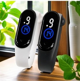 Resim Cloud011 2 Adet Elektronik Spor Bilekliği Beyaz Siyah Koşu Kampçılık Okul Mezuniyet Outdoor Diğer 