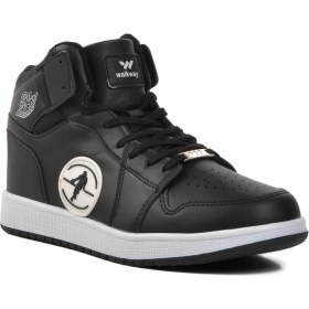 Resim Walkway Siyah-Siyah-Beyaz Erkek Hi Sneaker 