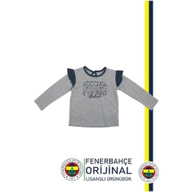 Resim Fenerbahçe Lisanslı Uzun Kol Lacivert Bebek Sweat Gri 