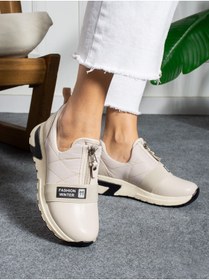 Resim Alemdar Shoes ALEXA Vizon Paraşut Kadın Sneakers 