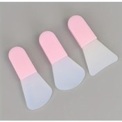 Resim 1 adet/3 adet Olumlu Yumuşak Silikon Çift Taraflı Yüz Maskesi Fırçası ve Spatula - Hipoalerjenik, Temizlemesi Kolay Güzellik Aracı, Makyaj İçin Uygun, Ciltte Yumuşak, Kokusuz, Yüz Uygulayıcısı 