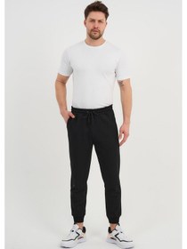 Resim Alexandergardı Beli Ayarlanabilir Jogger Eşofman Altı 22-qjam Siyah 