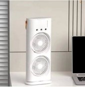 Resim Canderel Smart Taşınabilir Şarjlı 3 Spreyli Vantilatör Buzlu Buharlı Vantilatör Fan Hava Nemlendirici 
