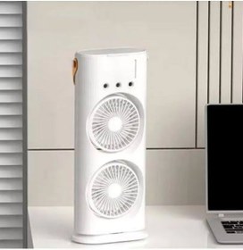 Resim Canderel Smart Taşınabilir Şarjlı 3 Spreyli Vantilatör Buzlu Buharlı Vantilatör Fan Hava Nemlendirici 