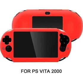 Resim Cloud011 Kırmızı Ps Vita 2000 Slim Silikon Kılıf, Esnek Ve Dayanıklı Koruma 