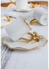 Resim Acar Plus Ornitto 6 Kişilik Kahve Fincan Takımı Hfx-05099 