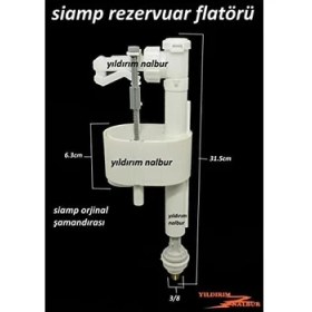 Resim Siamp Flatör Dik Rezervuar Iç Takım Şamandıra Kaliteli 