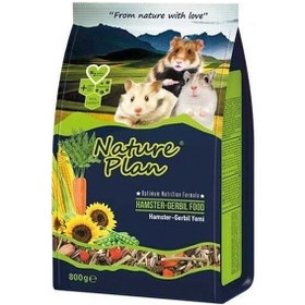 Resim Nature Plan Hamster - Gerbil Yemi 800 g 