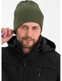 Resim Erkek Genç Şapka Bere - Spor, Rahat, %100 Pamuklu, El Yapımı, Yerli Üretim Kalitesi - Standart / Haki Haki 
