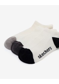 Resim Skechers 3'lü Paket Colortips Bilekli Çorap Büyük Erkek Çocuk Beyaz Sk2520136-3474 