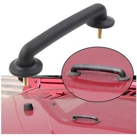 Resim Novahub Jeep Tj 1997-2006 Jk Wrangler 2007-18 55176422 İçin Siyah Kaput Tutma Braketi 