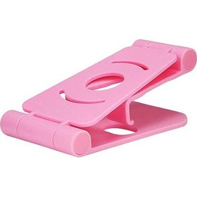 Resim Masaüstü Telefon Tutucu Stand Katlanabilir Mobil Stand Pembe 519056414 