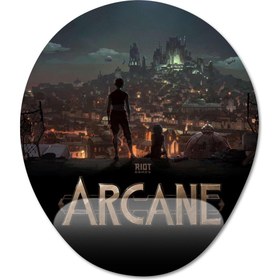 Resim Arcane Bilek Destekli Mousepad Model - 1 Oval 