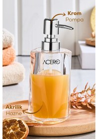 Resim Vienev Akrilik Sıvı Sabunluk 230 Ml Şeffaf 1995 Şeffaf 