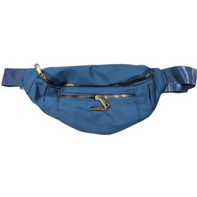 Resim Tongdashop Mavi Hafif Crossbody Bel Çantası - Eller Serbest İphone Çanta Zincir Kayış Mavi 