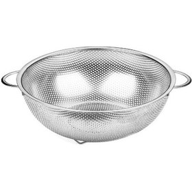 Resim Paslanmaz Çelik Makarna Süzgeci -Çelik Süzgeç-25.5 CM 