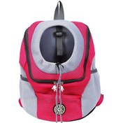 Resim Qingmipy Küçük Boy Pembe Kedi Köpek Taşıma Çantası - Hava Geçirgen, Rahat Çantalar 0-3 Kg 