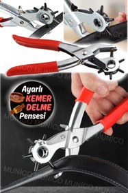 Resim Munico Kemer Delme Pensesi Aleti Deri Delici Pensi Zımba Deri Delici Pensi Punch Pense Hassas Alet Kalite 