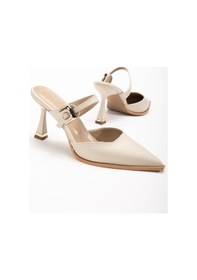 Resim Suins Shoes Suins Zelda Kadın Topuklu Özel Üretim Stiletto Ayakkabı Ten 