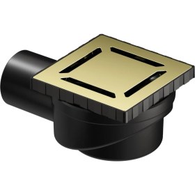 Resim Storemax V- Kare 5606972 Duş Kanalı Yandan Çıkışlı Dk 100 Kapak Parlak 