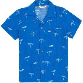 Resim U.s. Polo Assn. Erkek Çocuk Turkuaz Gömlek Kısa Kollu 50306582-vr093 Turkuaz 