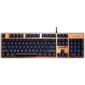 Resim Gamdıas Aura Gk1, Usb Kablolu, İngilizce, Çok Renkli Arka Aydınlatma, Red Mekanik Switch, Bronze Edition, Gaming Klavye 