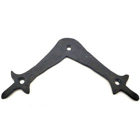 Resim Antika Tarz Dekoratif Pirinç Zambak Gönye - Üst, 107x107 Mm, Oksit Tdrtr 