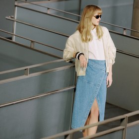 Resim Sırtı Pencere Detaylı Gömlek Uzun Kollu 