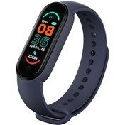 Resim Aubyhe Mavi Spor Bileklik - 0.96 İnç Renkli Ekran, Kalp Atımı Ve Uyku İzleme, Hatırlatıcı Fonksiyonları, Bt4.0 İle Bağlantı 