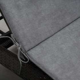 Resim Haegs Şezlong Minderi, Havuz Plaj Outdoor Katlanır Kamp Matı, Çadır Yatağı, 22 Dens 180X55X4 cm - Gri 