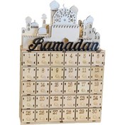 Resim Homyl Müslüman Ramazan Advent Takvim, Ev Tatil Partisi Için 30 22.5cmx7cmx33.5cm 