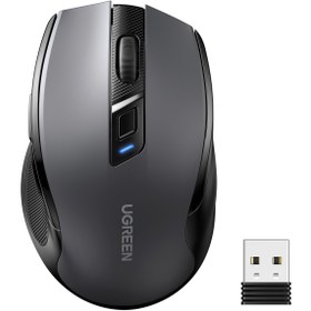Resim Ugreen 4000 DPI Dual Mode 2.4GHz Kablosuz ve Bluetooth Sessiz Optik Mouse, 90855 