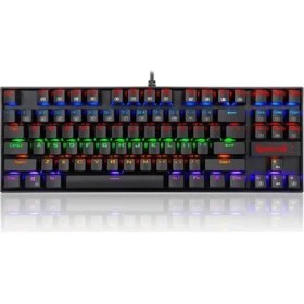 Resim Redragon K552-KR Kumara Red Switch Rainbow Tkl Tr Q Mekanik Siyah Kablolu Gaming (Oyuncu) Klavye 