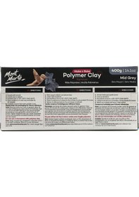 Resim Mm Make N Bake Polimer Kil Signature 400g - Mid Grey 