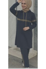 Resim CNG MODA Tesettür Eşofman Takımı Lacivert 