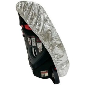 Resim Novahub 50x90cm Evrensel Bebek Güvenlik Koltuğu Güneşlik Toz Geçirmez Kapak Gümüş Diğer 