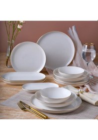 Resim Güral Bilbao 27 Parça 6 Kişilik Yemek Takımı Altın Yaldız 20 4858621 