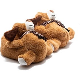 Resim Twigy Yeye EE0548 Kadın Hayvanlı Panduf Kahverengi 36/41 Kahverengi 