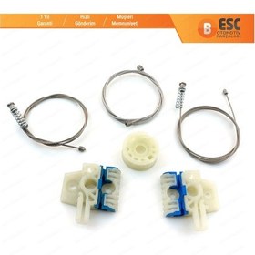 Resim VW Tiguan MK1 5N 2007-2018 İçin Ön Sağ Kapı Cam Kriko Tamir Seti 
