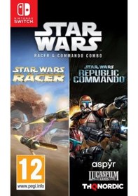 Resim Nintendo Switch Oyunu Star Wars Racer ve Commando Combo 